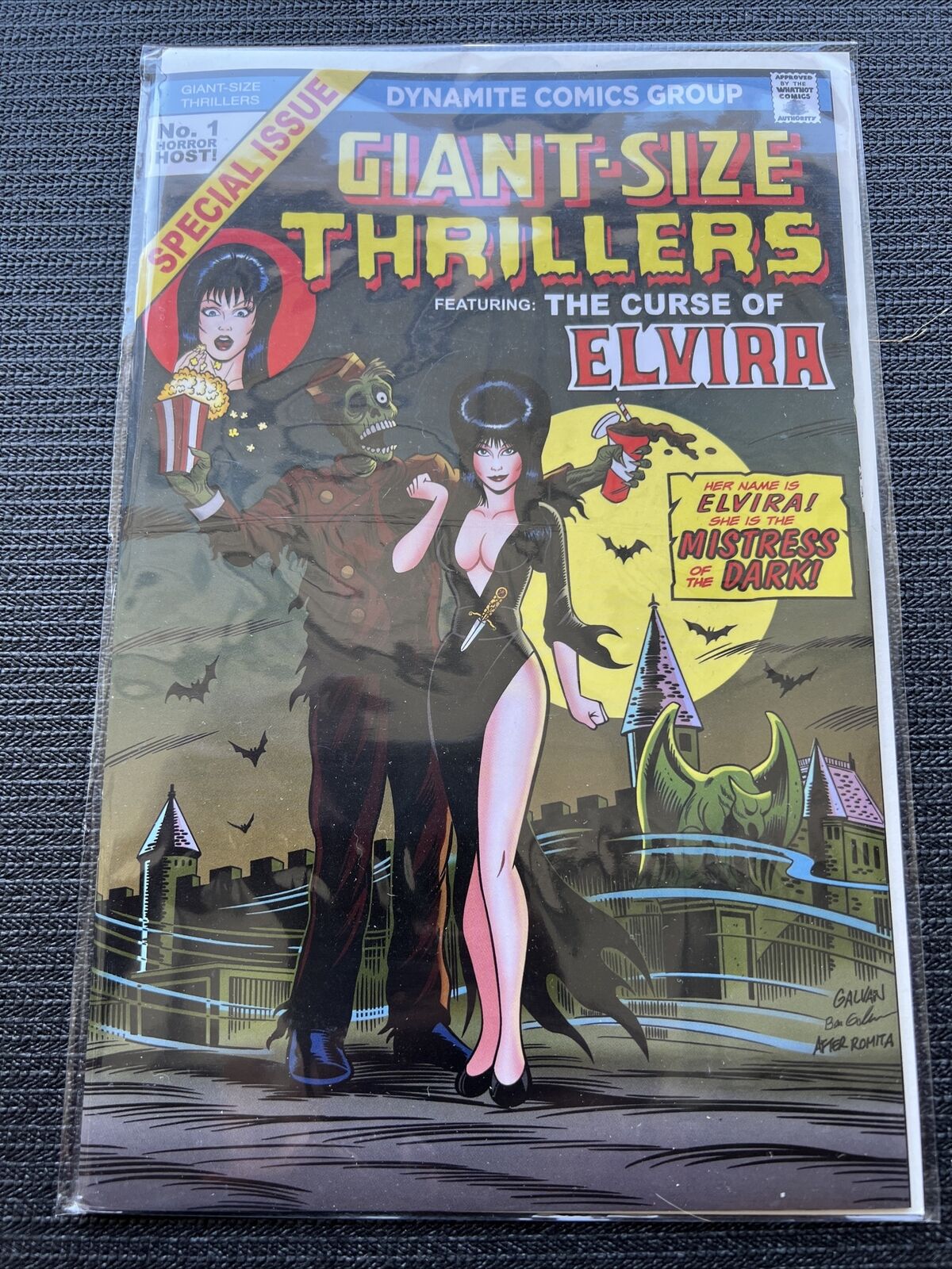Curse Of Elvira Mistress Dark Horror Thriller Special Issue Zombie Usher Popcorn