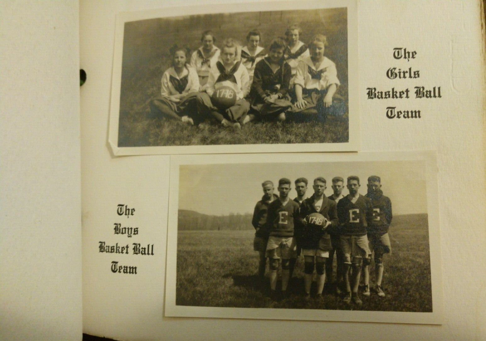 1918 Eldersridge PA Vocational High School Year Book - Real Photographs - Rare