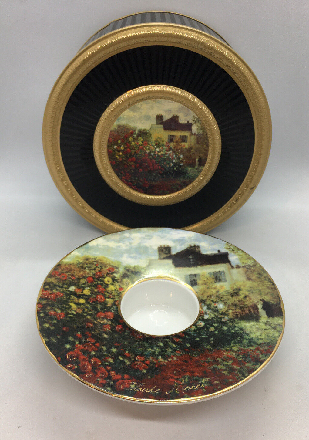 Artis Orbis / Goebel - Claude Monet Inspired Porcelain Votive - In Original Box
