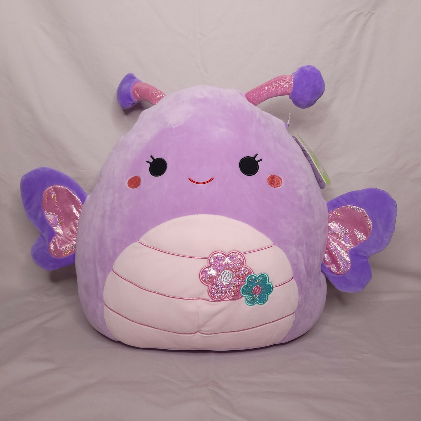 Squishmallow Brenda The Purple Butterfly LARGE 16" Plush Squishmallows