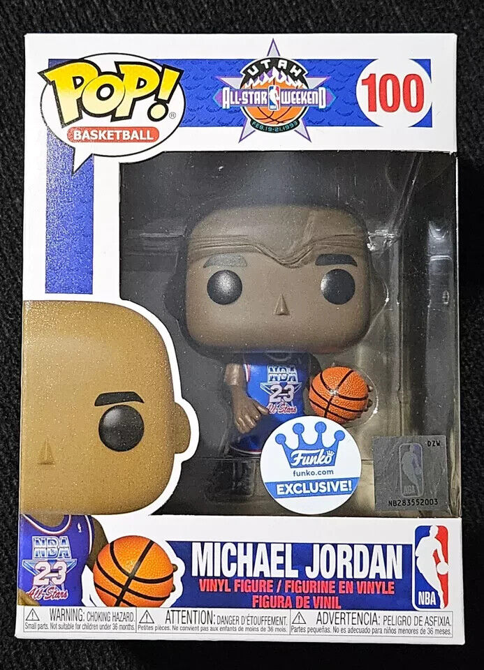 Funko Pop NBA Michael Jordan Utah All Star Weekend #100 Funko Excl.