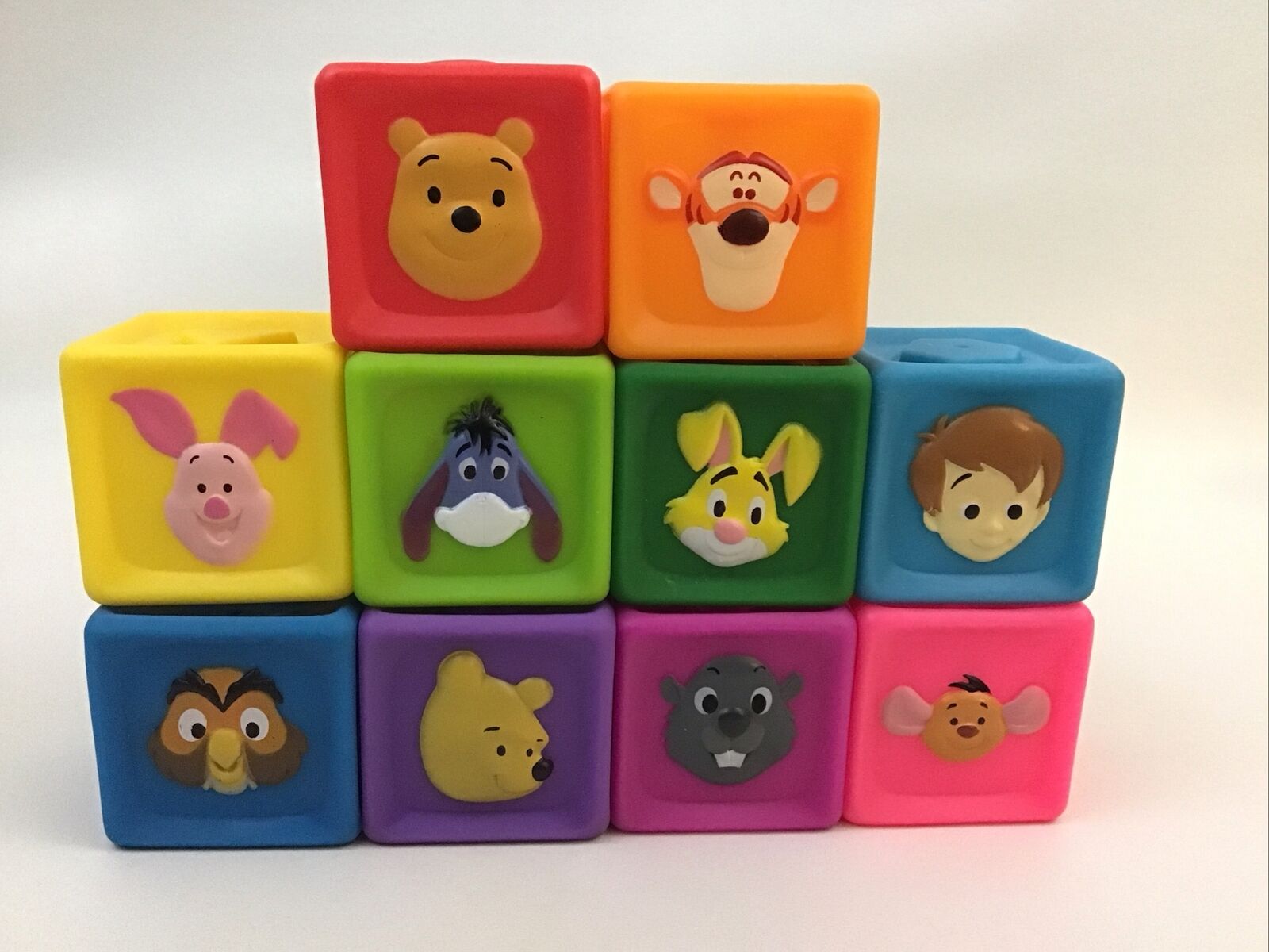 Disney Baby 10 Soft Blocks Winnie The Pooh Characters Numbers Walgreens Complete