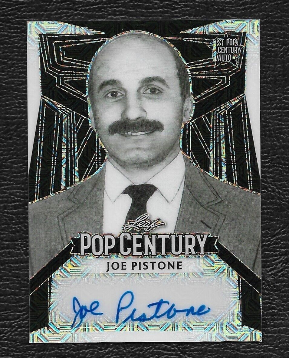 JOE PISTONE # 4/5 AUTO 1st POP Century Autograph Black Prismatic  DONNIE BRASCO