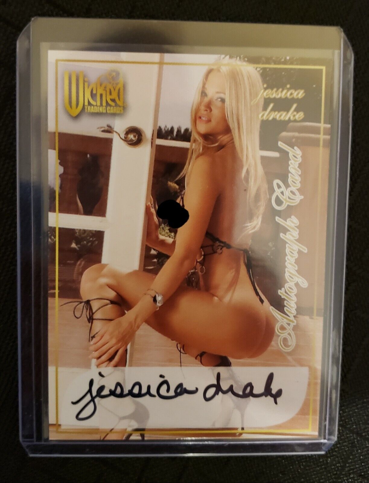 RARE ^ WICKED Series 1 JESSICA DRAKE Authentic Autograph  A-10