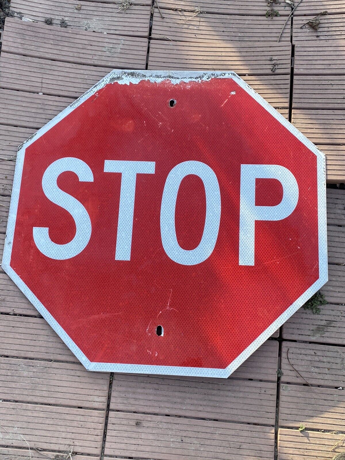 BNSF RR STOP SIGN
