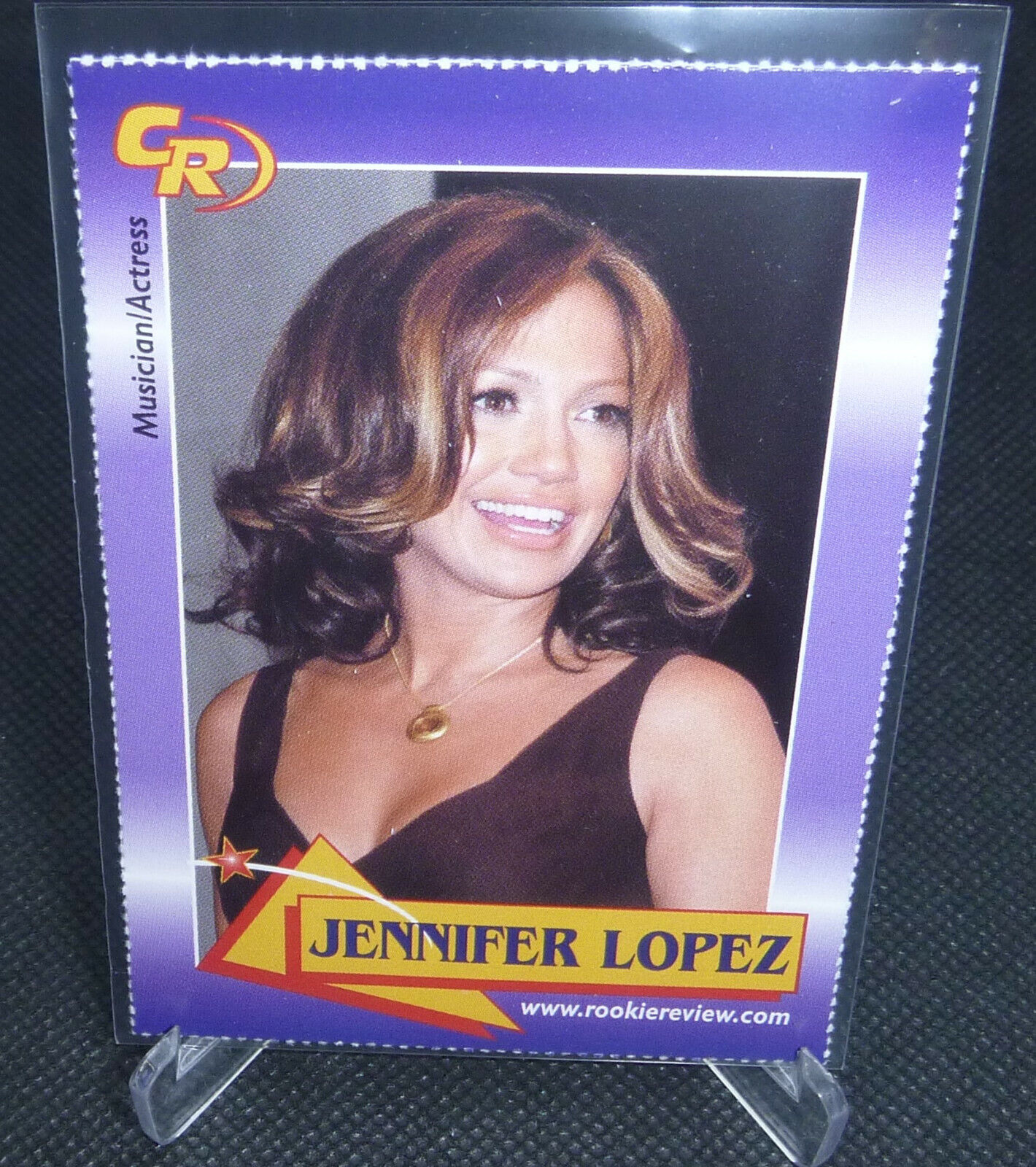 2003 Celebrity Review Rookie Review Jennifer Lopez Musician Actress Card #6