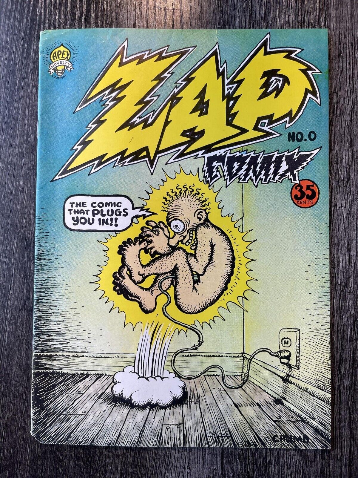 Zap Comix #0 (Apex Novelties 1967) R Crumb, HTF and very rare 1st Print FN-