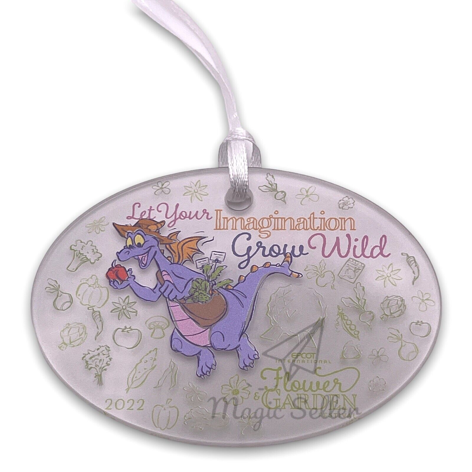 Disney Figment Let Your Imagination Grow Wild 2022 Figment Holiday Ornament New