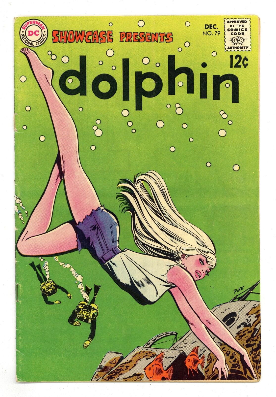 Showcase #79 VG- 3.5 1968 1st app. Dolphin