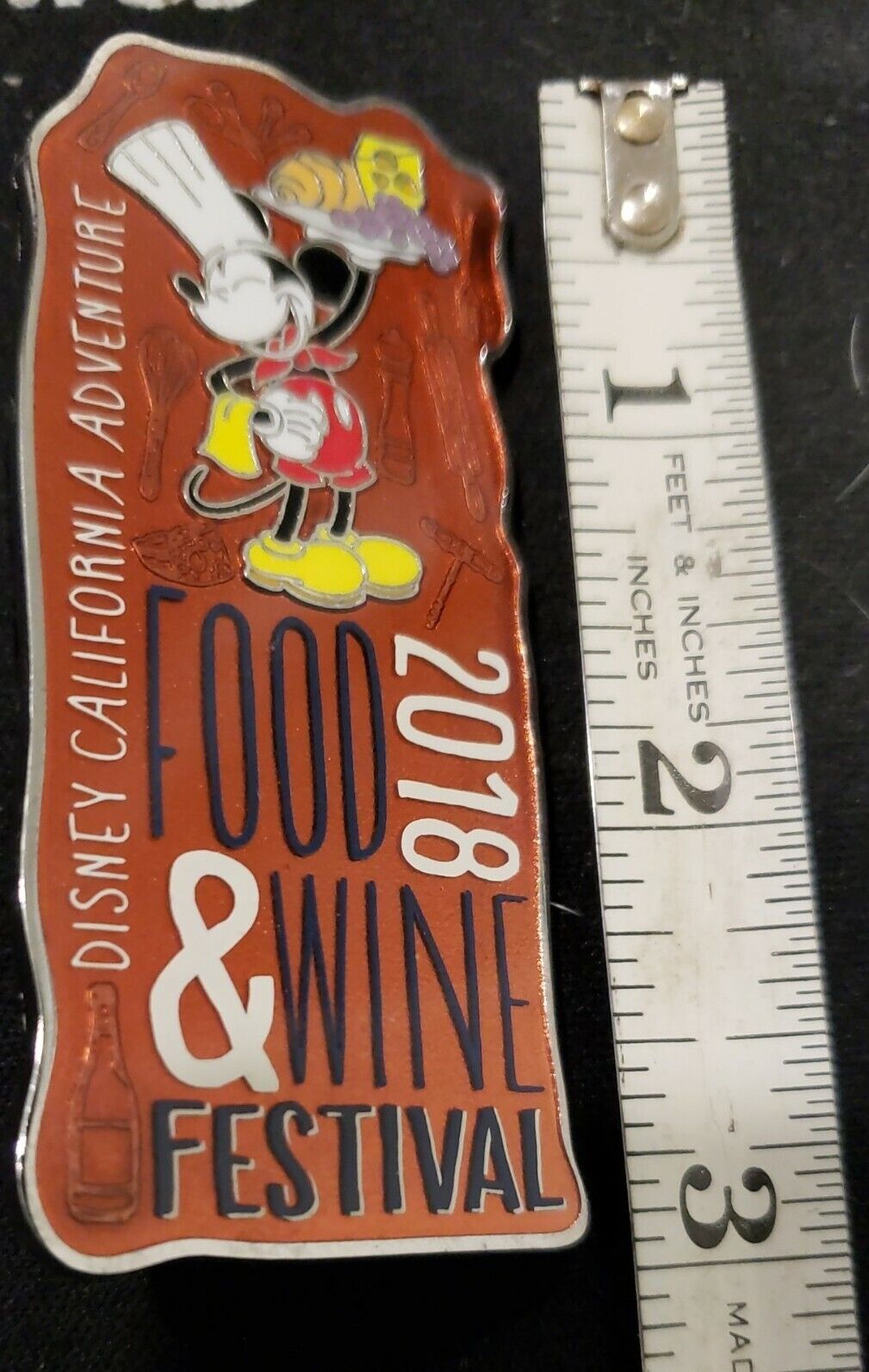 Disney Pin 00091 CHEF MICKEY FOOD & WINE FESTIVAL LE Only 25 made AP 