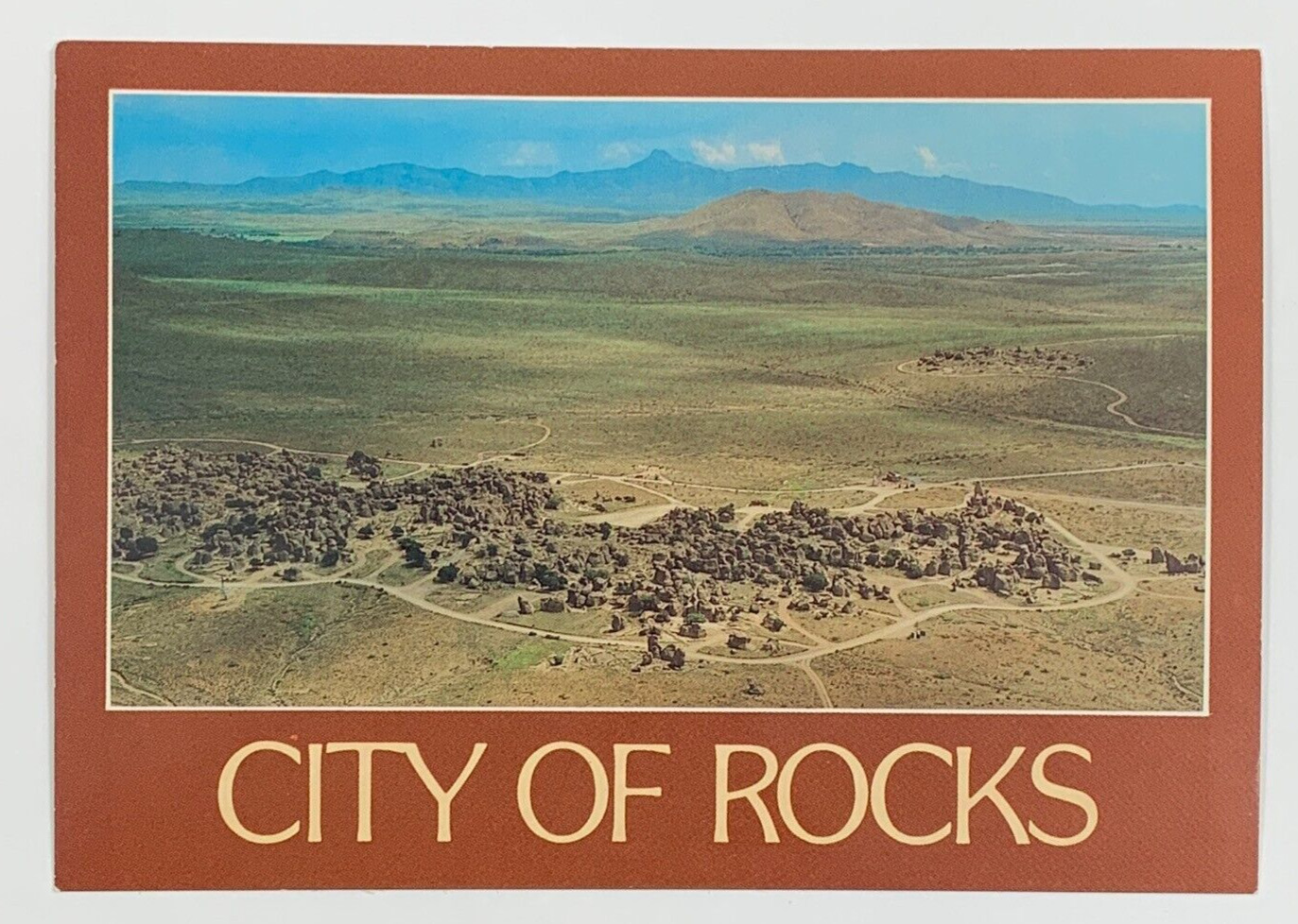 Aerial View City of Rocks State Park 27 Miles North Deming New Mexico Postcard