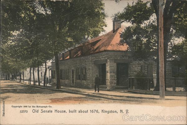 1906 Kingston,NY Old Senate House,Built About 1676 Rotograph Ulster County
