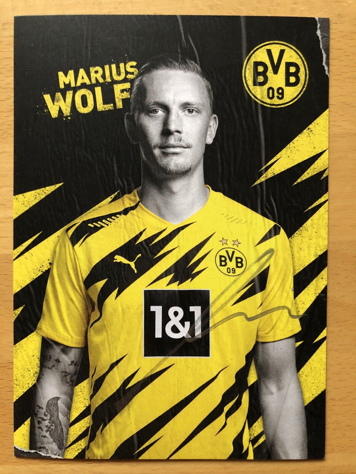 Marius Wolf Ak Borussia Dortmund 2020-21 Autograph Card Original Signed