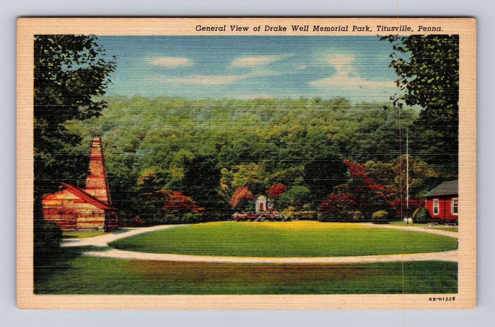 Titusville PA- Pennsylvania, Drake Well Memorial Park, Antique, Vintage Postcard