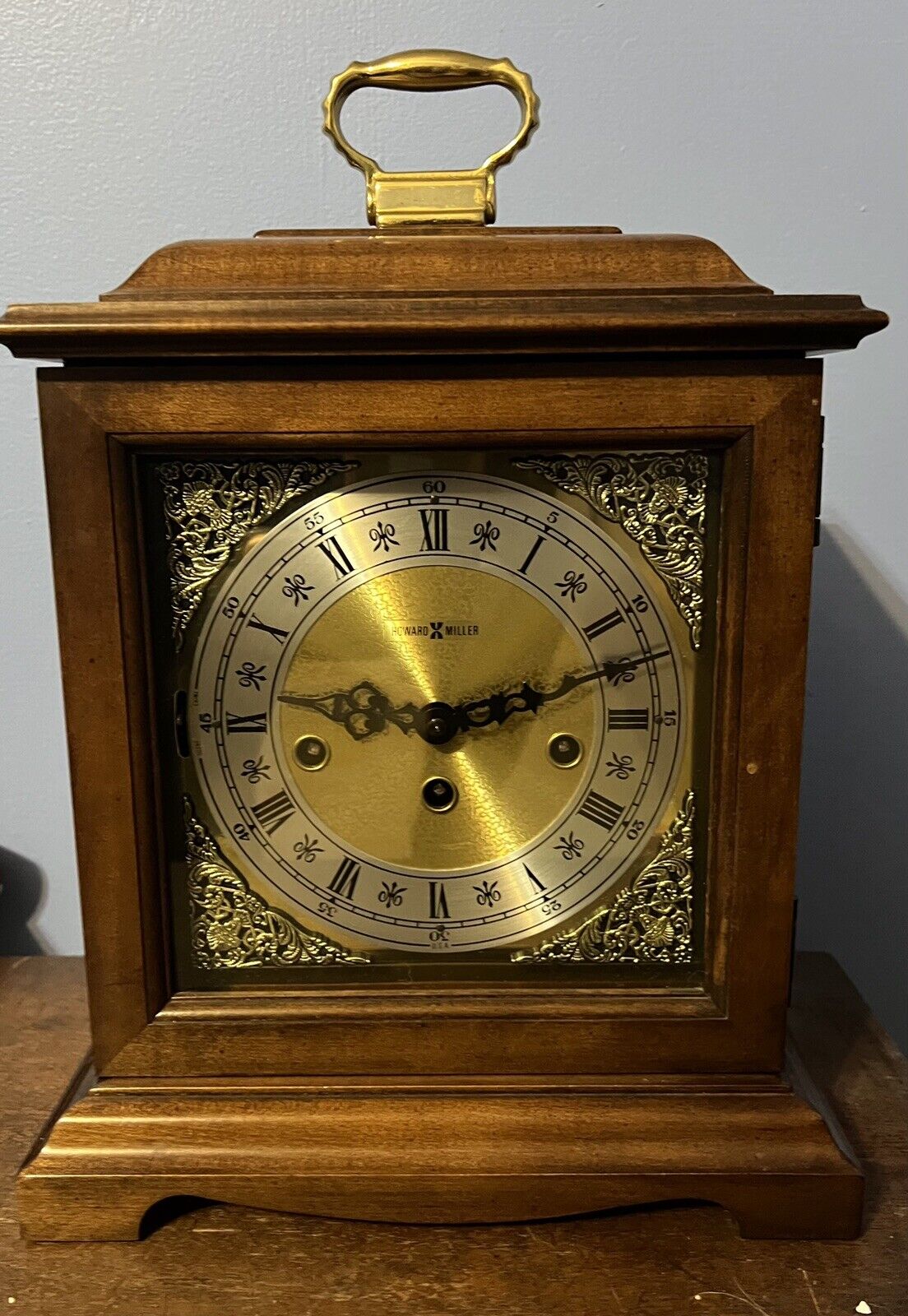 A Handsome graham Bracket Mantle Clock by Howard Miller