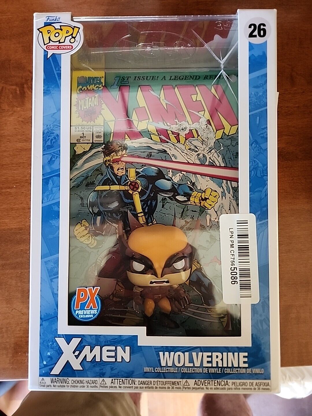 Funko Pop New X-Men #1 (1991) Wolverine Pop Comic Cover Figure #26 - PX