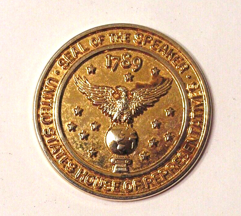 RARE Seal of the Speaker Token Nancy Pelosi Coin US House of Representatives