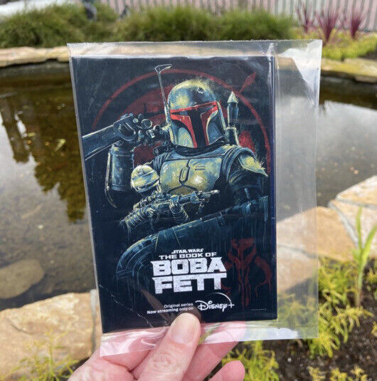 Star Wars The Book Of Boba Fett Post Cards 1 Pack of 4 Post Cards New In Package