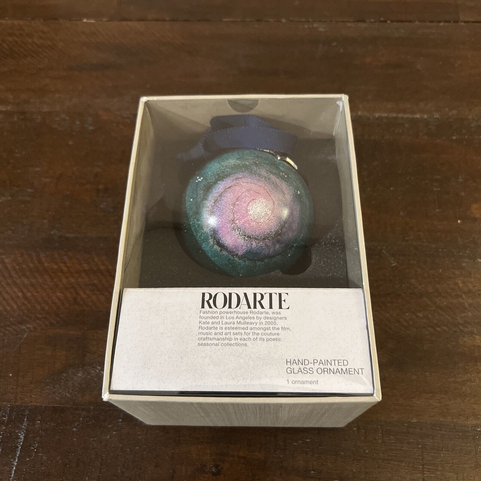 Rodarte Neiman Marcus for Target Ornament Hand Painted Galaxy Glass 3\