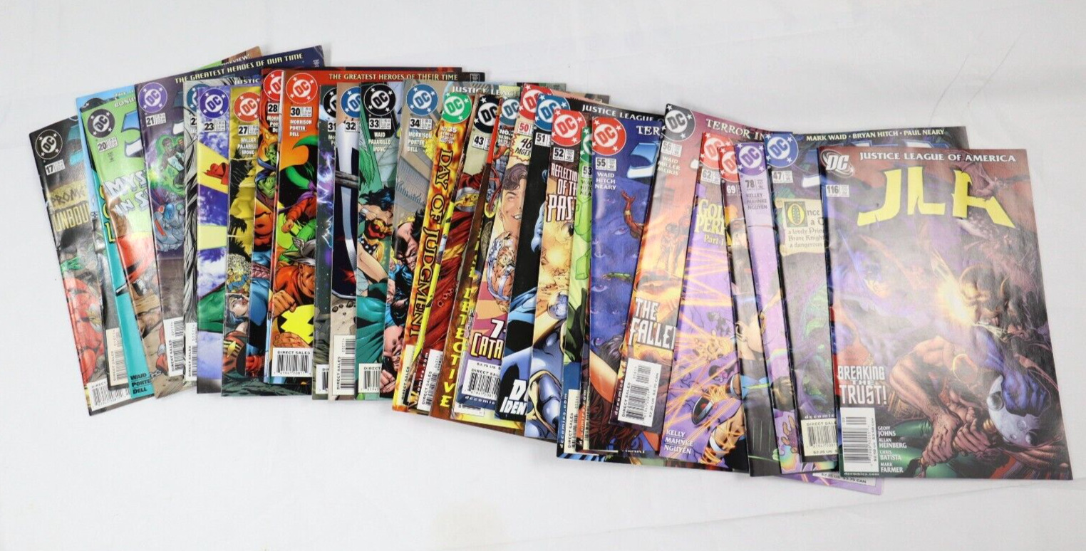 Large LOT OF 32 JLA Justice League of America MIXED Comic Book LOT