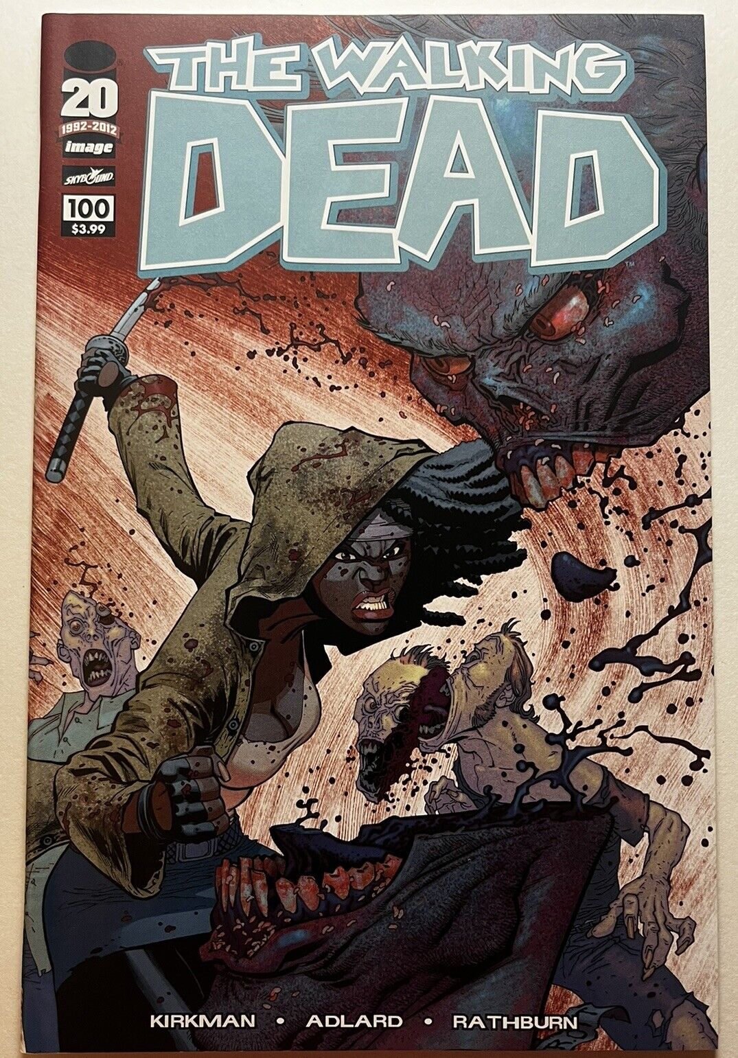 The Walking Dead #100 Ottley Variant 1st Negan Appearance (2012 Image Comics)