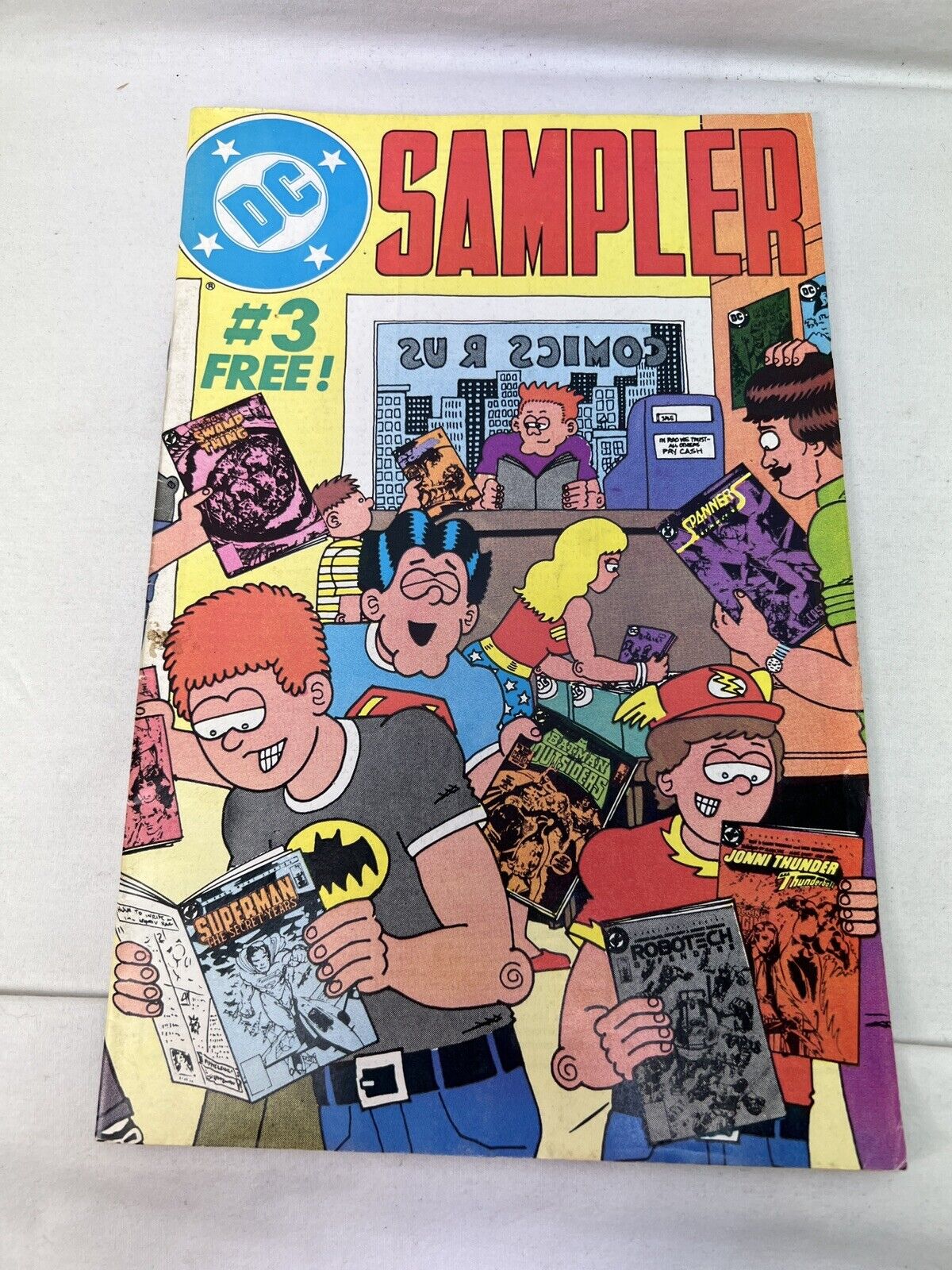 DC Sampler comic 1984 first cameo of John Constantine Nice Grade Bronze Age