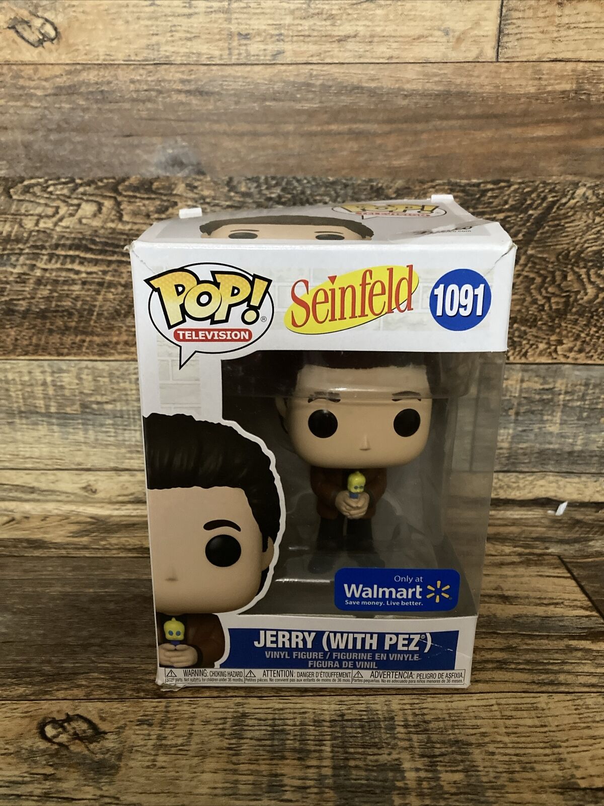 Funko POP Television Seinfeld Jerry (With PEZ) #1091 Walmart Exclusive