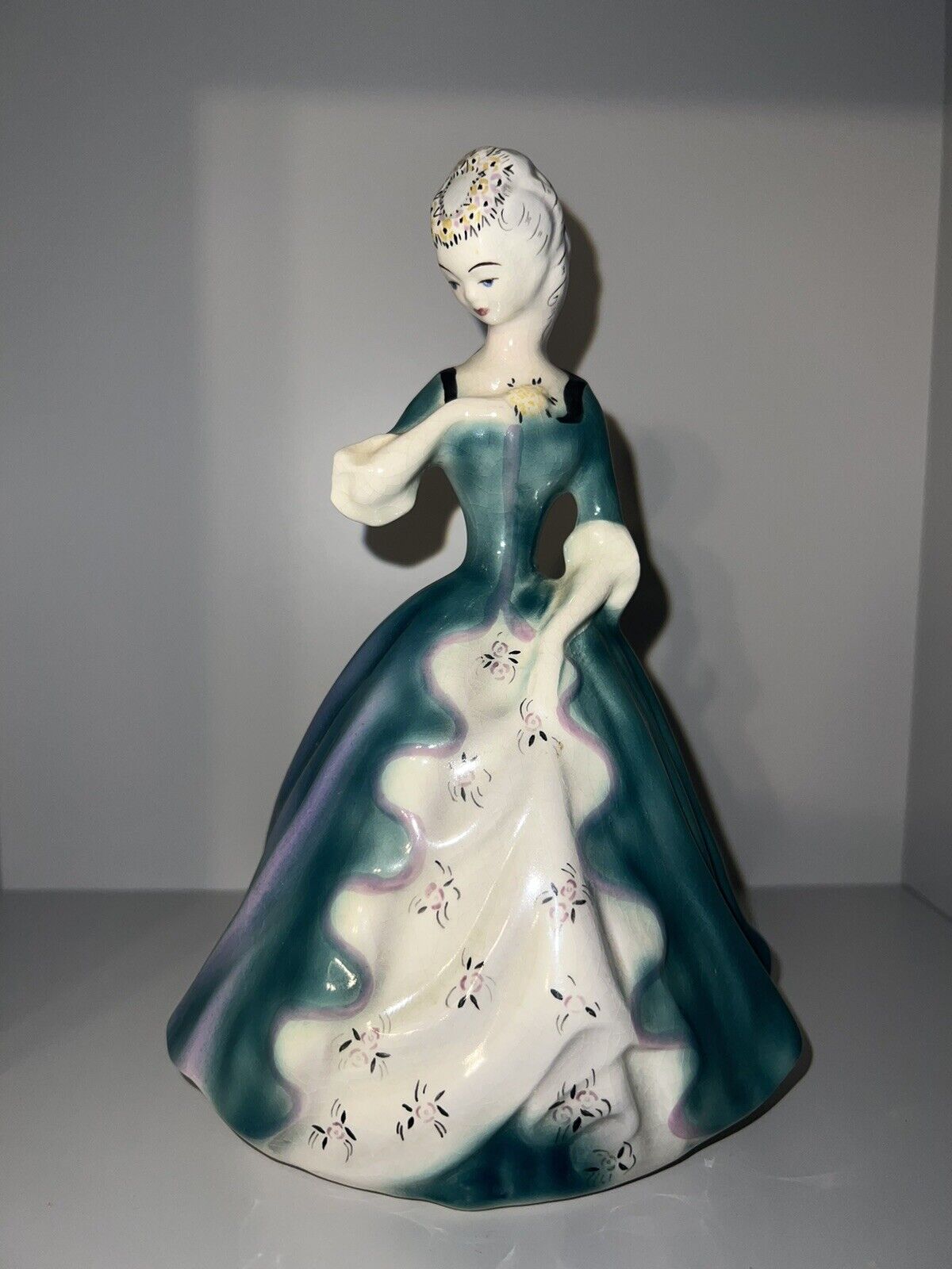 porcelain figurine ladies goldscheider antique vintage figurine rare find