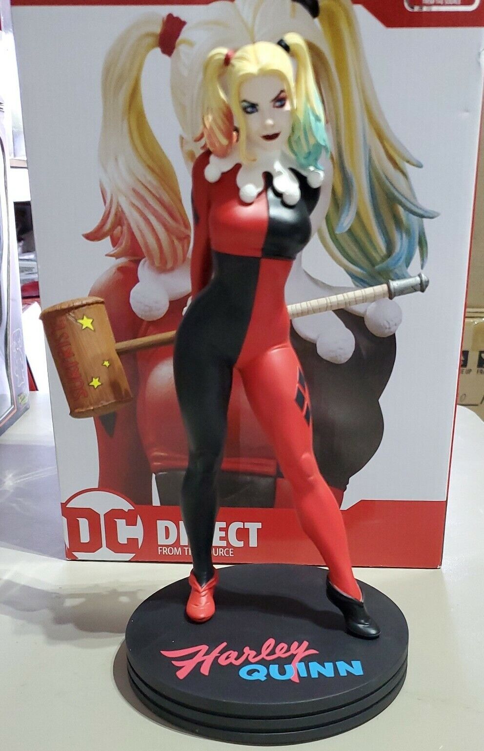 DC Collectibles Direct Cover Girls Harley Quinn by Frank Cho Statue # 2304/5000
