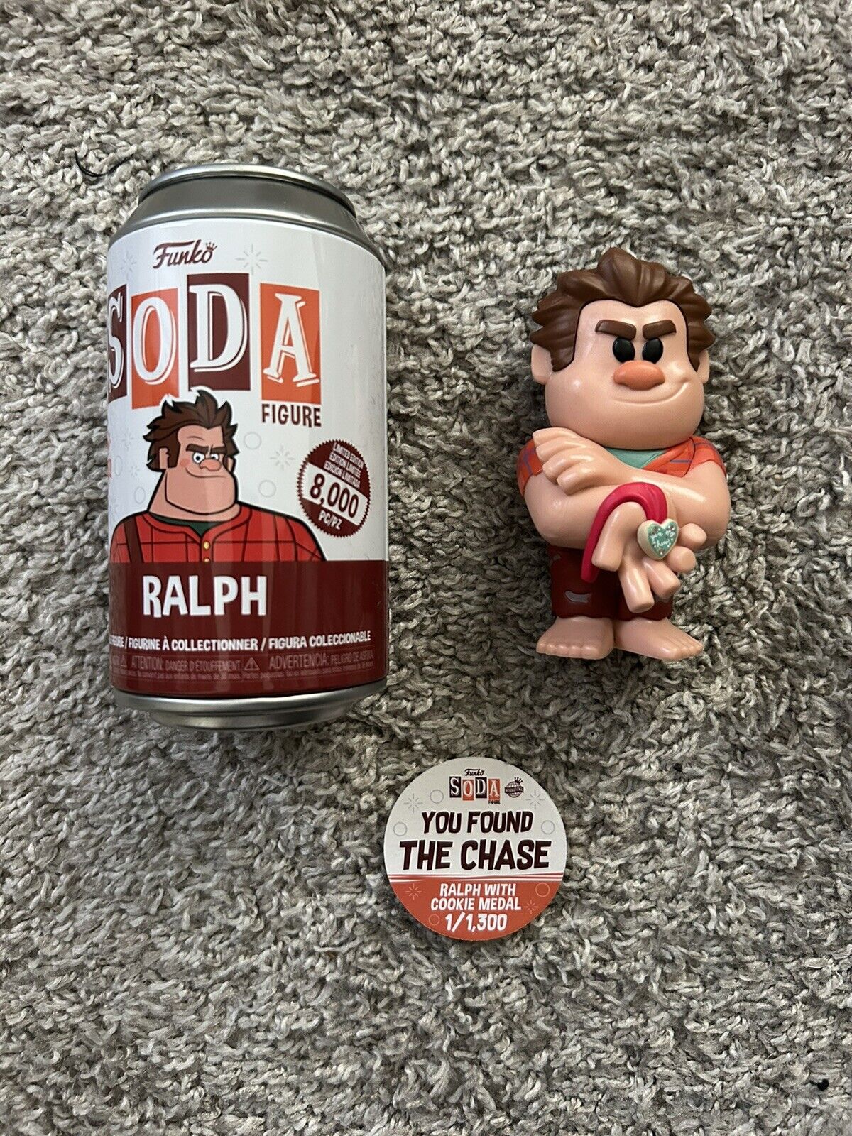 Funko Soda - Wreck-it Ralph - Ralph with Cookie Medal 1/1300 International Chase