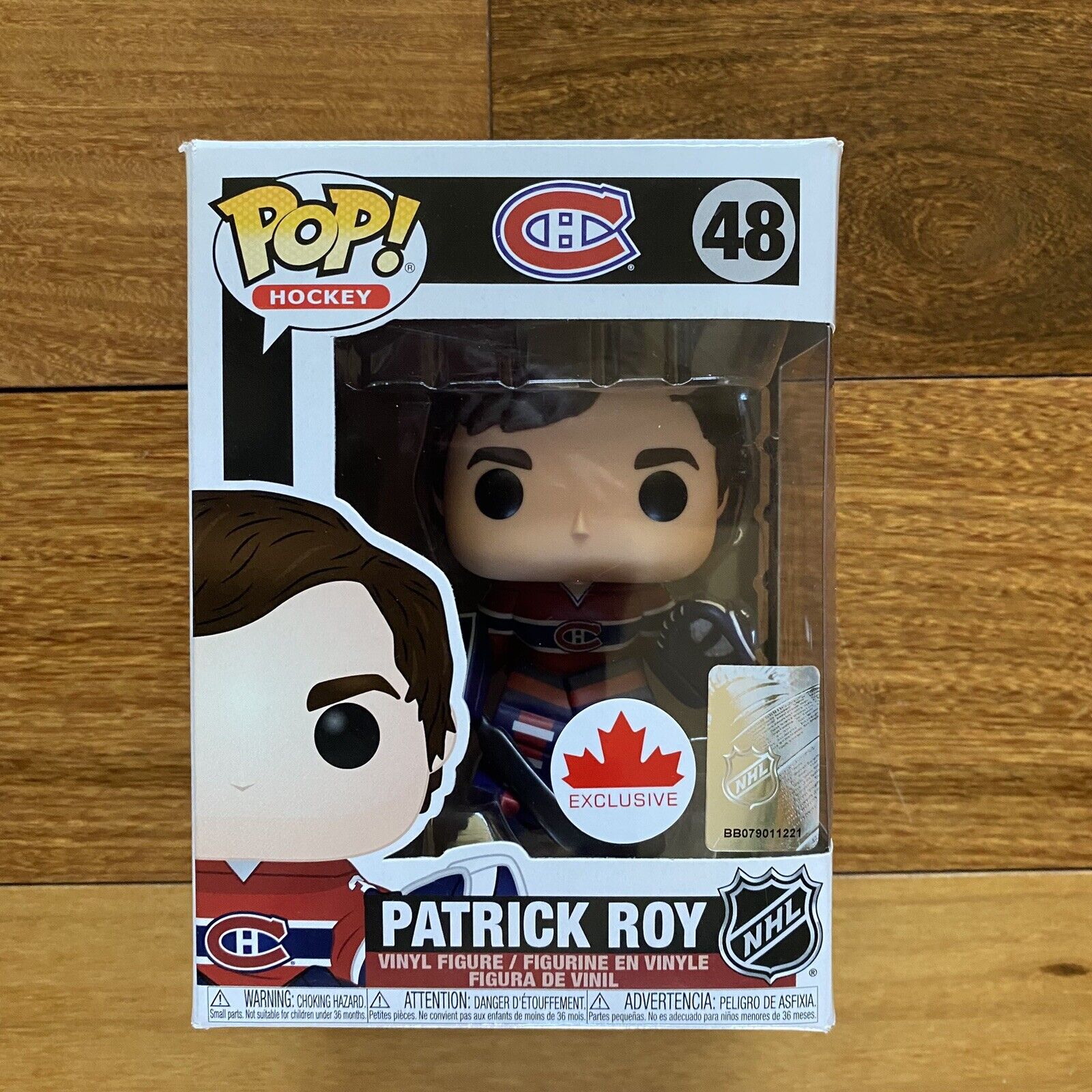 Funko Pop NHL Hockey #48 Patrick Roy Montreal Canadiens Canada Exclusive Vaulted