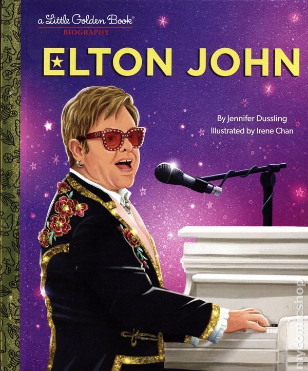 Elton John HC A Little Golden Book Biography #1-1ST NM 2024 Stock Image