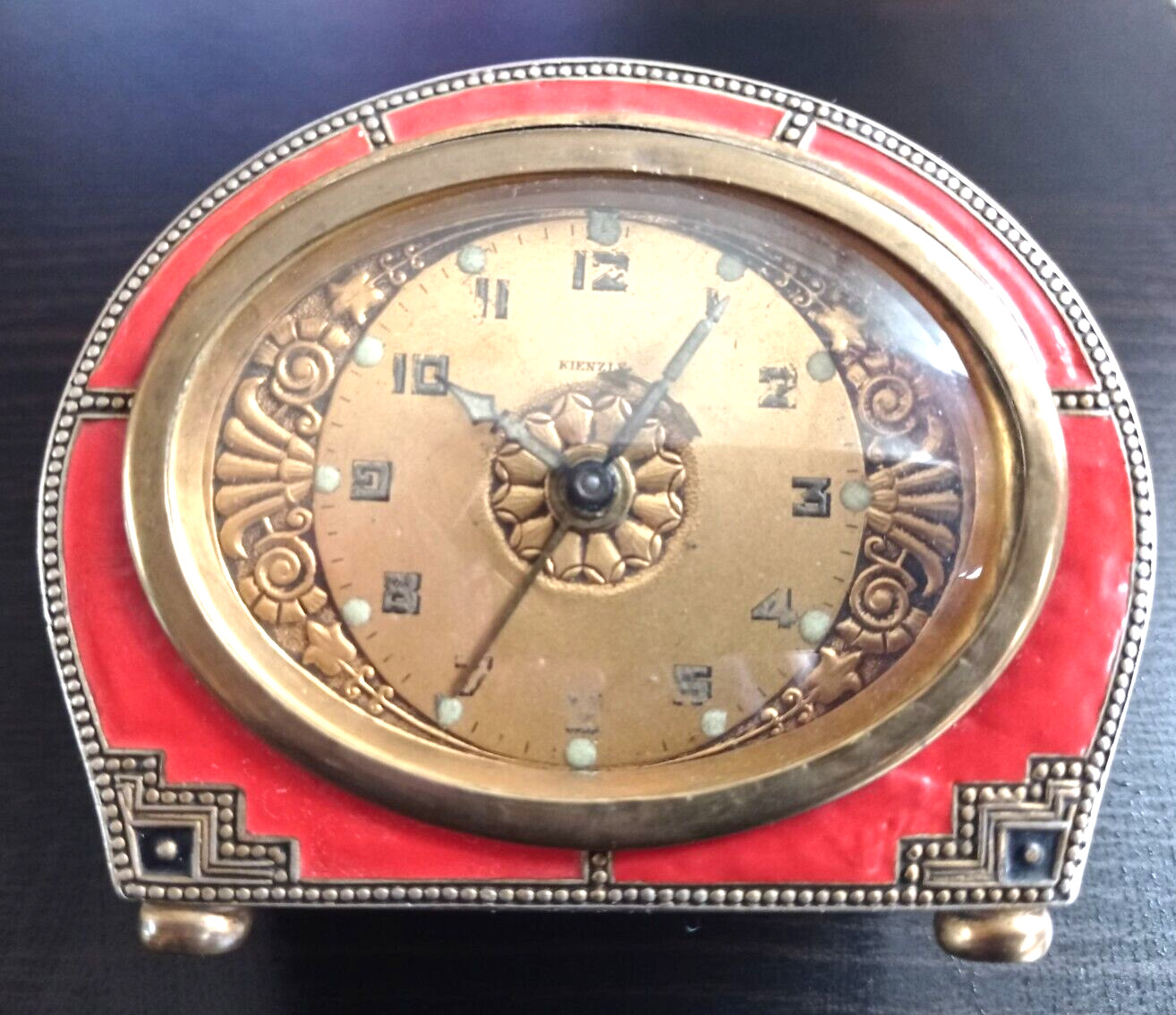 A rarity, a unique Kienzle mini alarm clock 1925-30