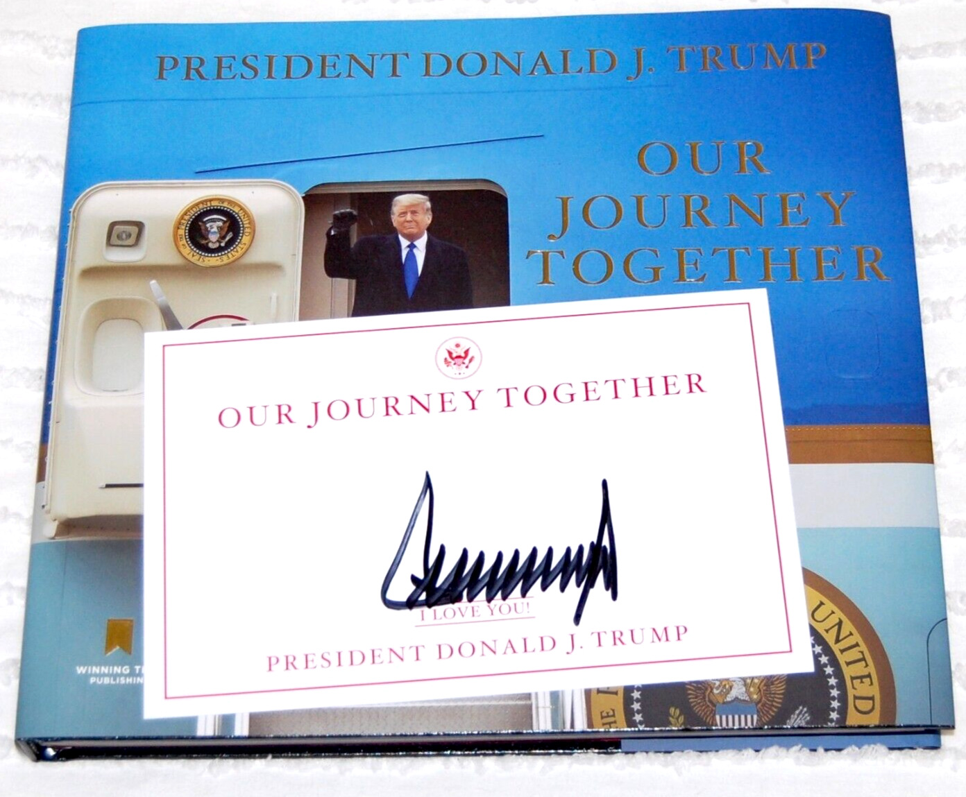 Donald Trump Signed Our Journey Together Book Autographed MAGA autograph auto