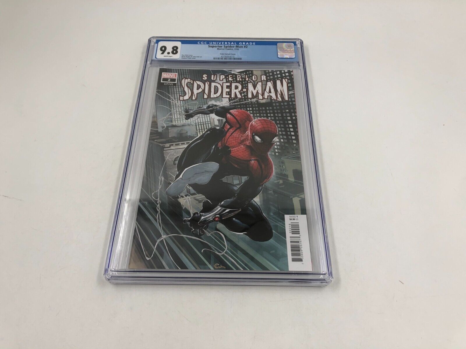 Superior Spider-Man #2 CGC 9.8 Crain 1:25 Variant Marvel Comics 2023