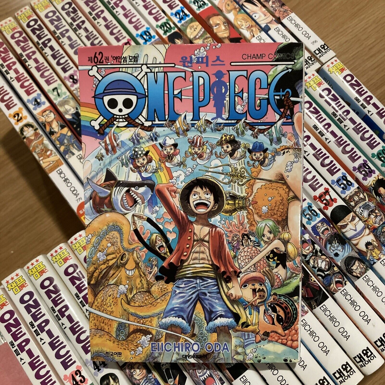 One Piece Manga Lot of 33 in Korean Language