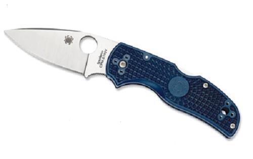 Spyderco Native 5 Knife Dark Blue FRN Handle Plain Edge C41PDBL5
