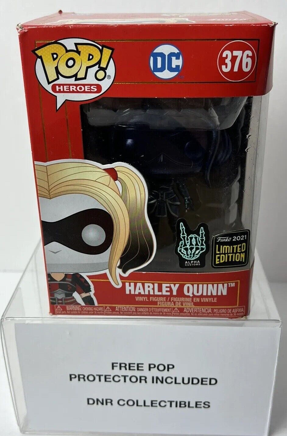 Funko Pop Heroes DC Imperial Palace #376 Harley Quinn Alpha Customs Limited Edi