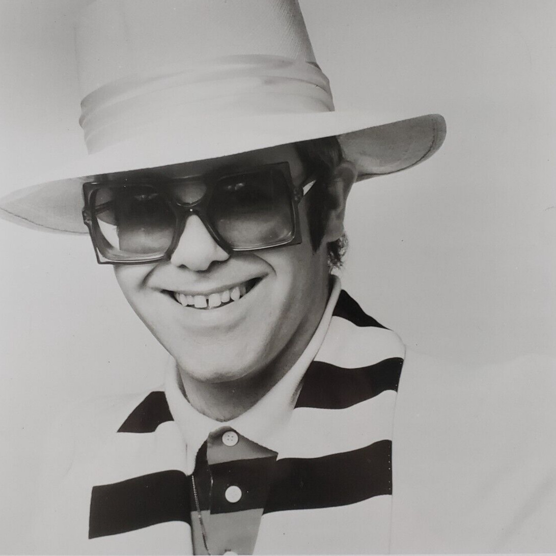 Elton John Press Photo c1973 Rocket Record Company RCA Vintage Musician U102