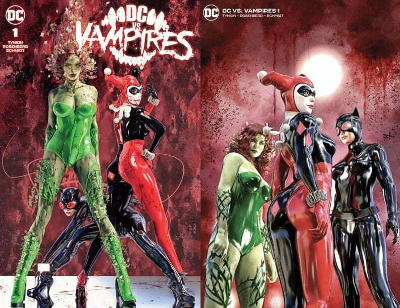 DC vs. VAMPIRES #1 (MARCO TURINI EXCLUSIVE VARIANT A, B SET) ~ DC Comics