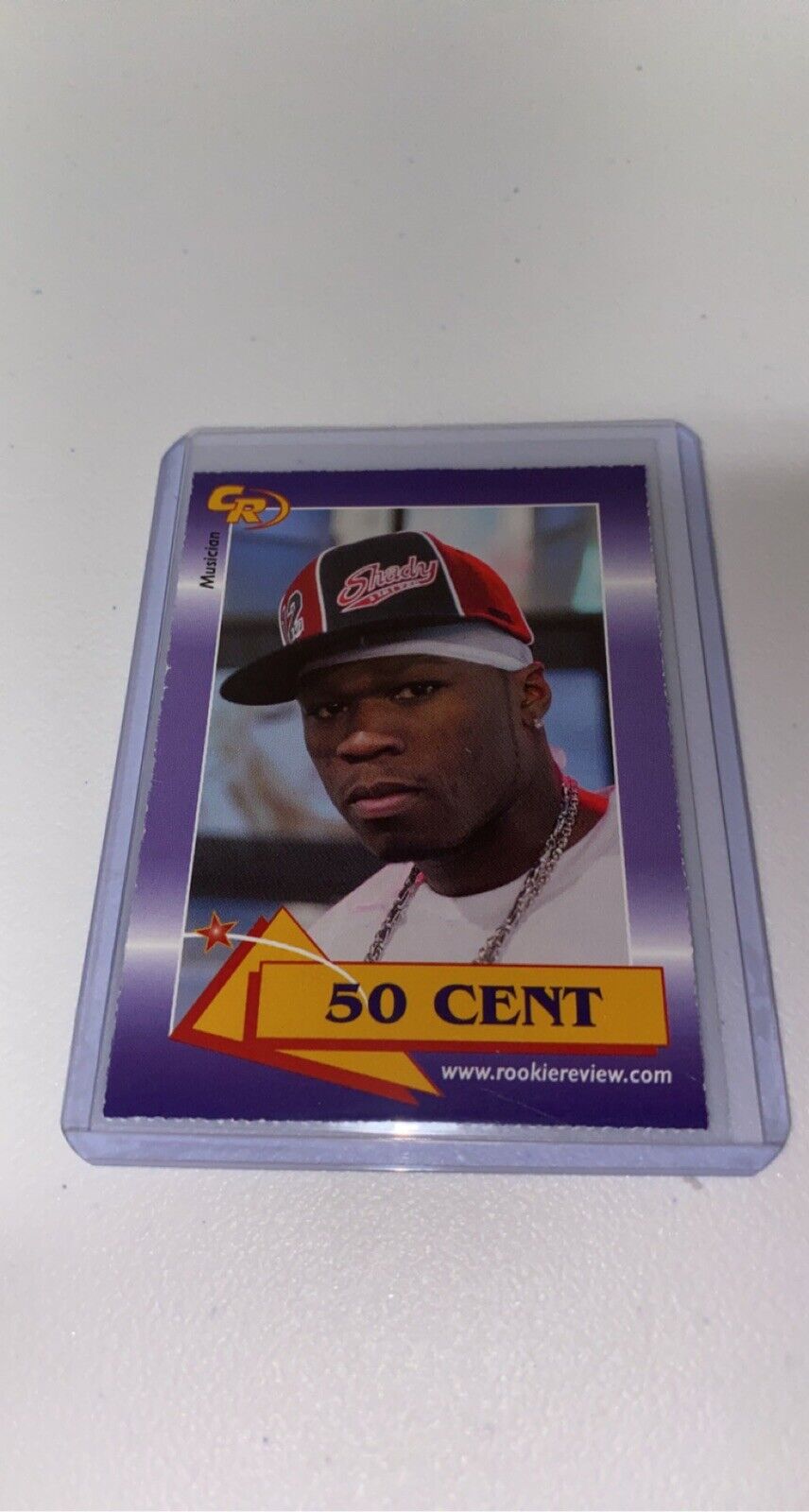 2003 Celebrity Review Rookie Review 50 CENT Rapper Musician Card #10