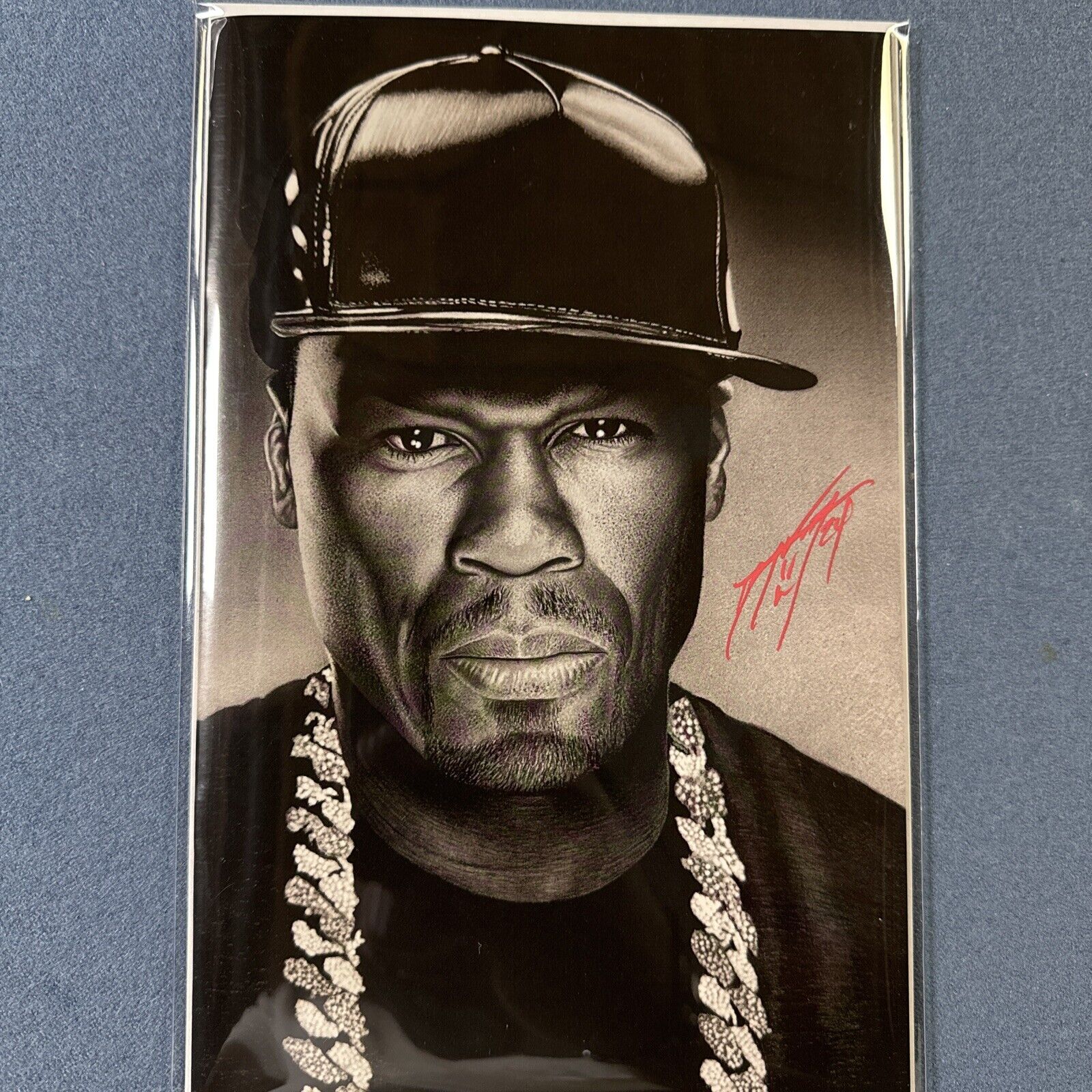 Fame 50 Cent C2E2 Virgin Exclusive Signed By David Sanchez LTD 100