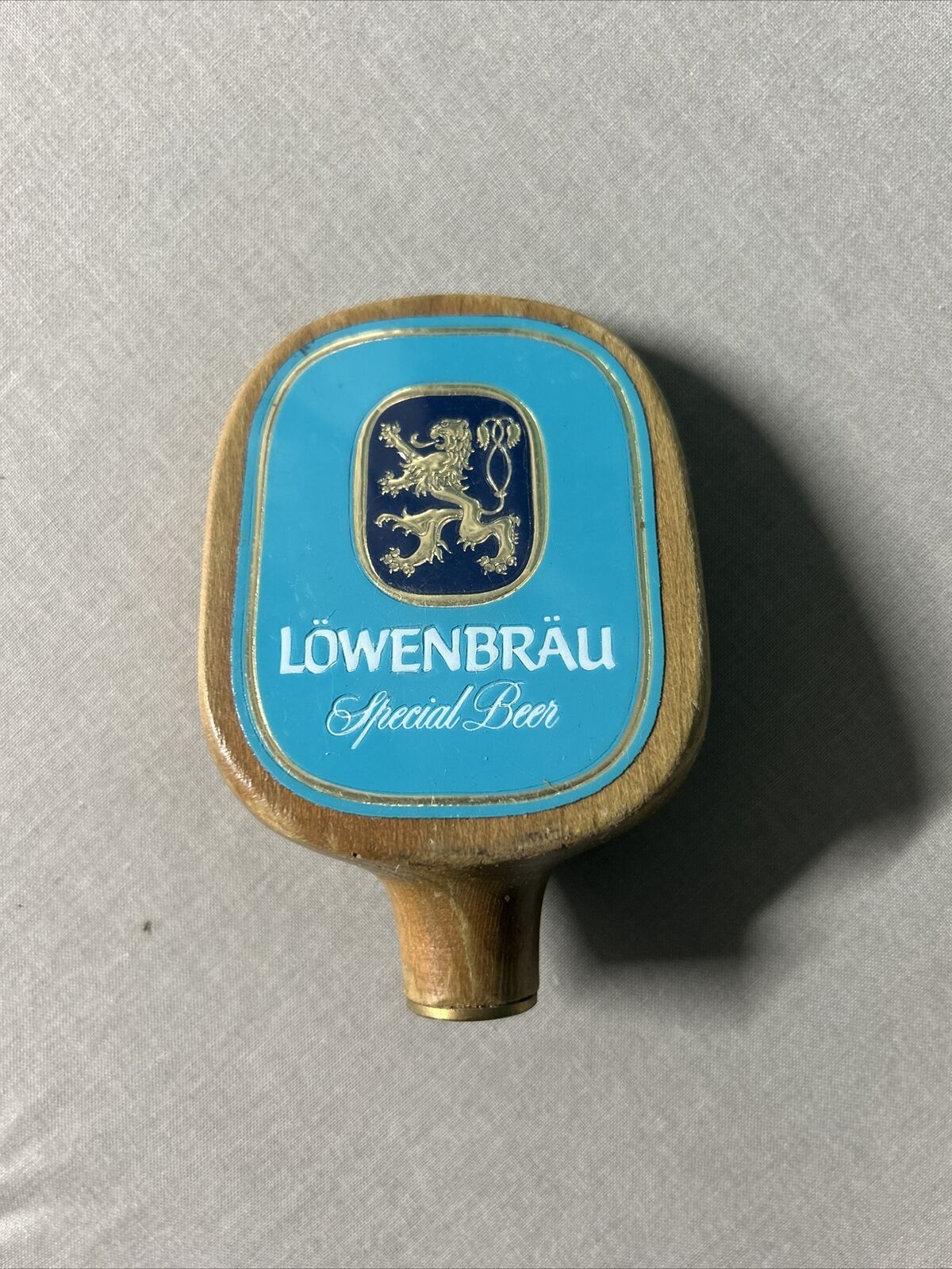 Vintage Lowenbrau Special Beer Tap Knob Approx 4” Long