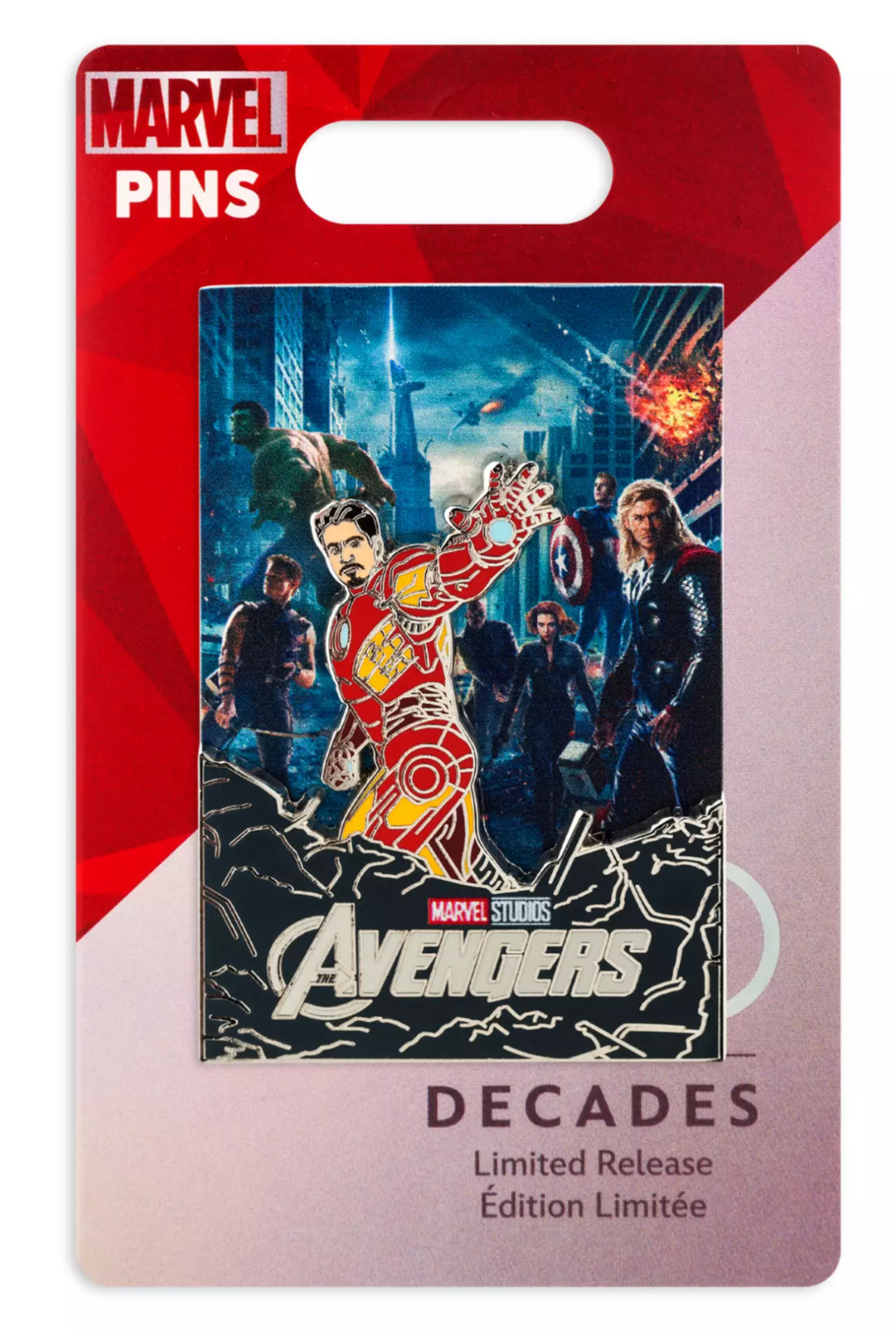 Disney 100 Decades 2010\'s The Avengers Movie Poster Limited Release Pin