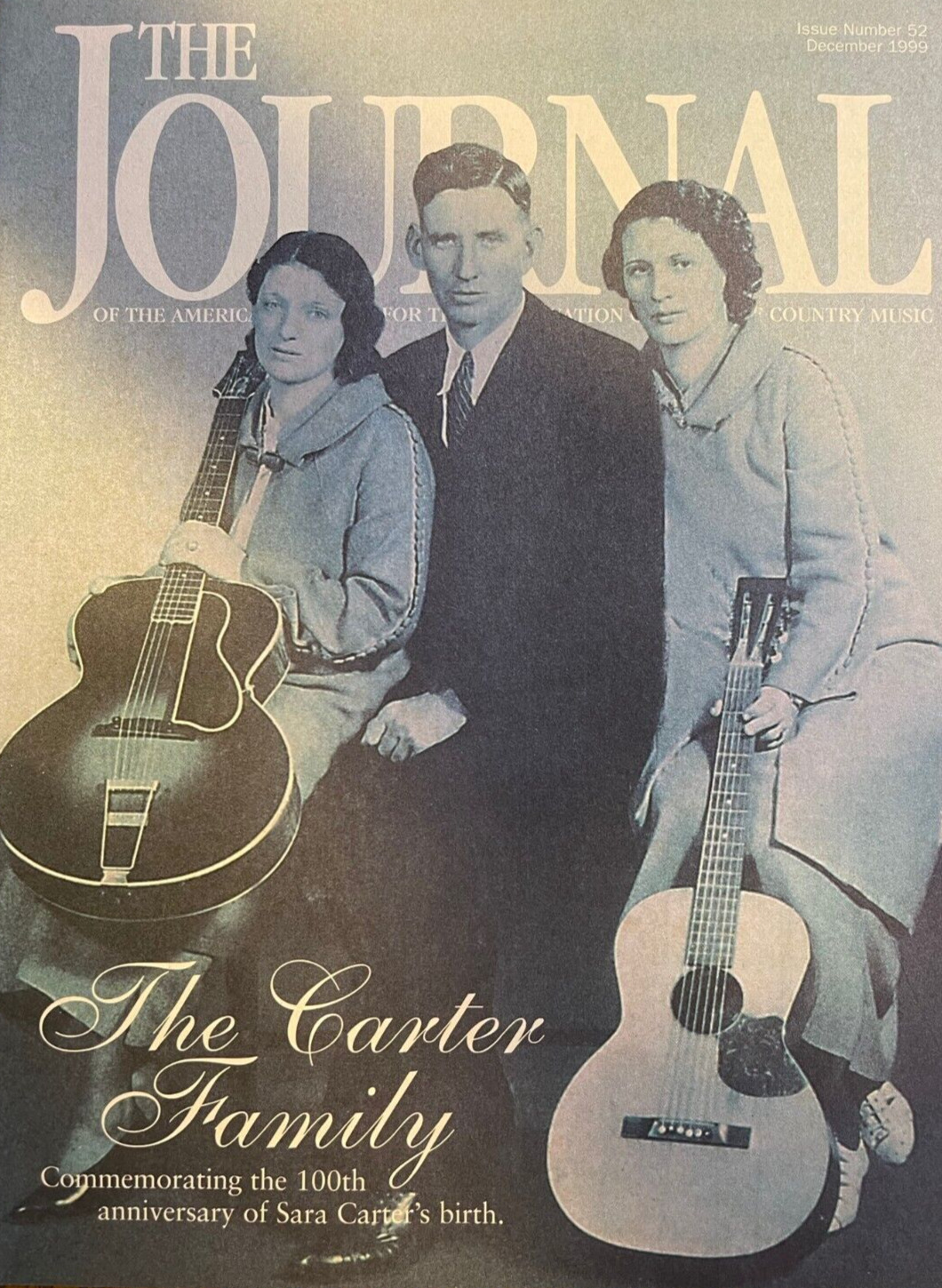 1999 Journal of Old Time Country Music Carter Family Sara Carter June Carter