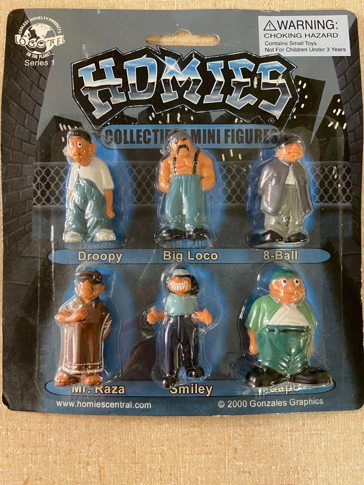 Homies Series 1 The Original 6 Figures That Got It All Started! 
