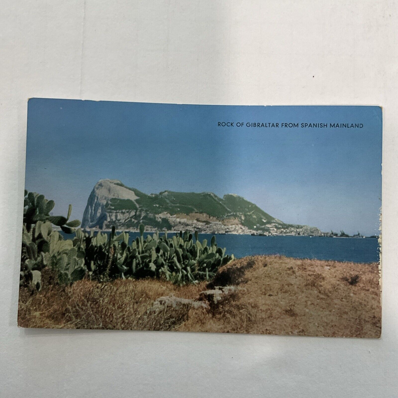 The Rock Of Gibraltar Postcard From The Spanish Mainland