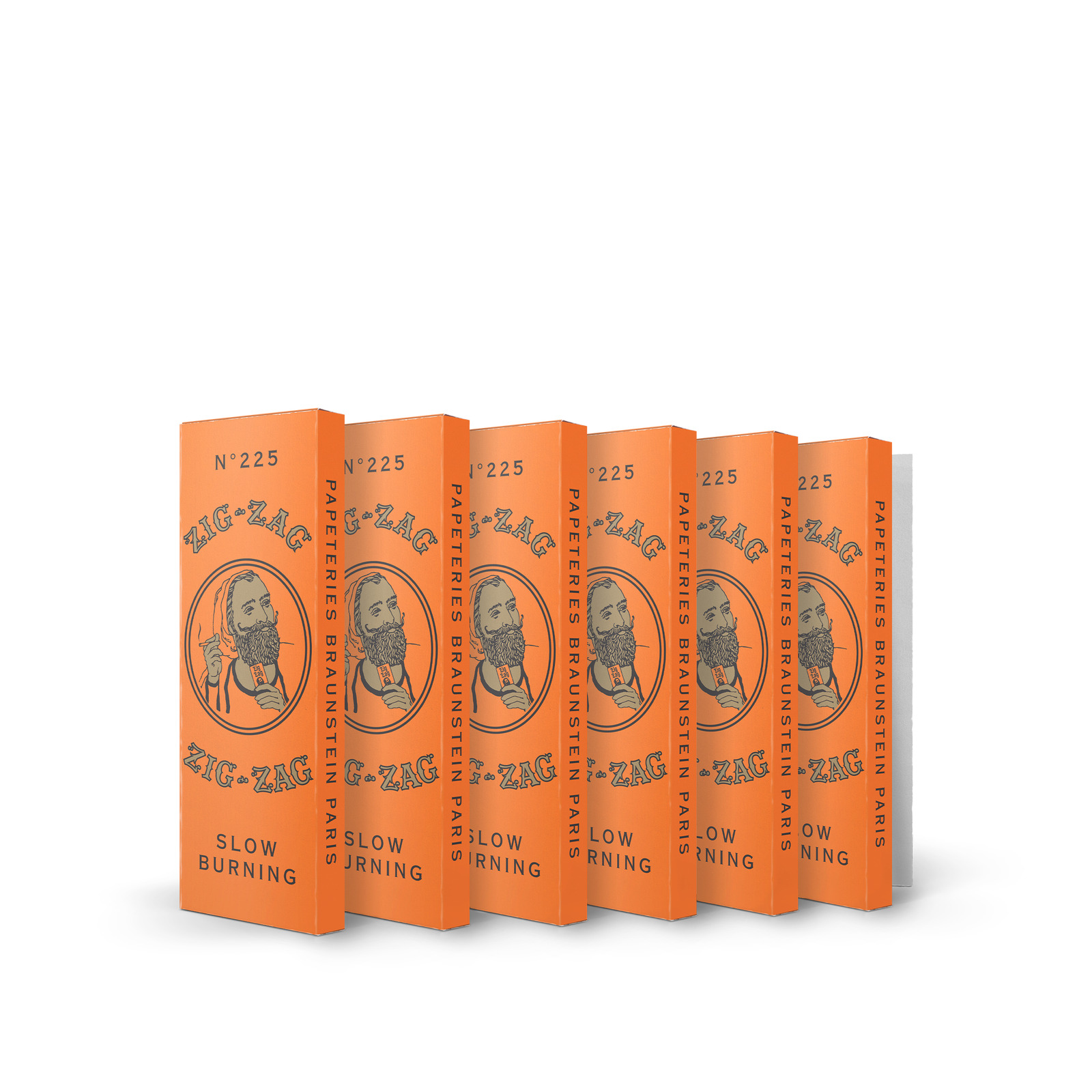 Zig-Zag Rolling Papers French Orange 1 1/4   6 Booklets