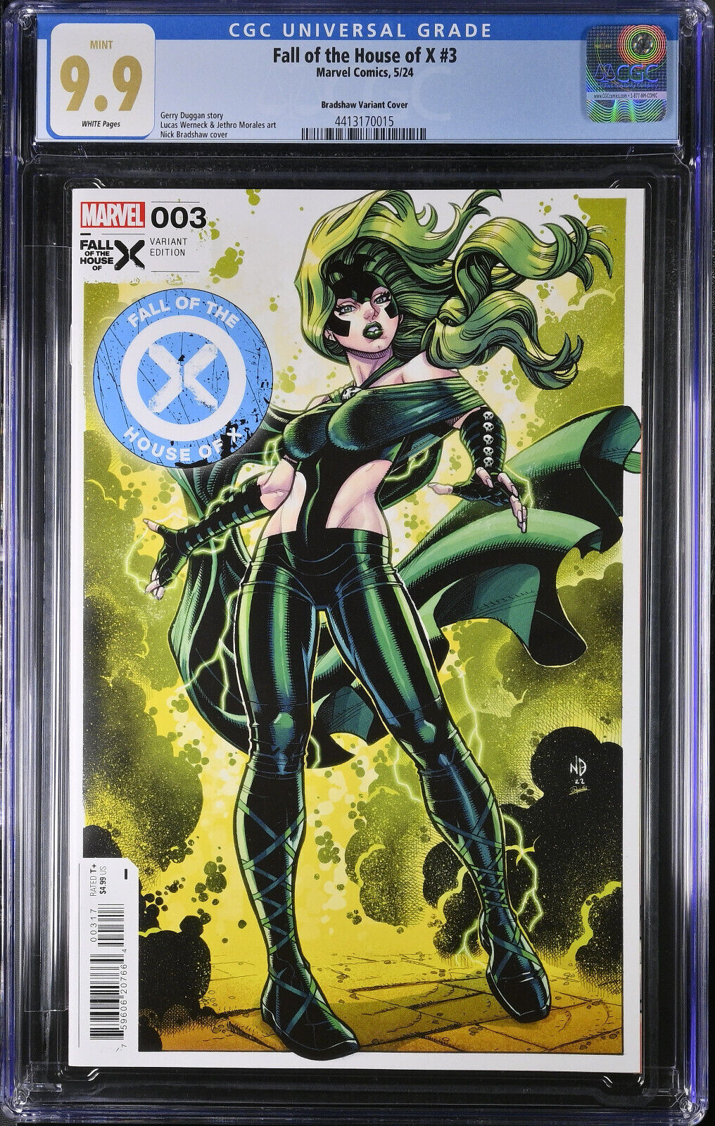 Fall of the House of X #3 Nick Bradshaw Variant CGC 9.9 🔥🔥🔥