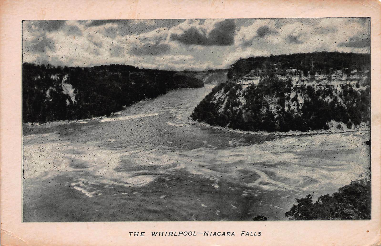 The Whirlpool, Niagara Falls, N.Y.,  Very Early Postcard, Unused 